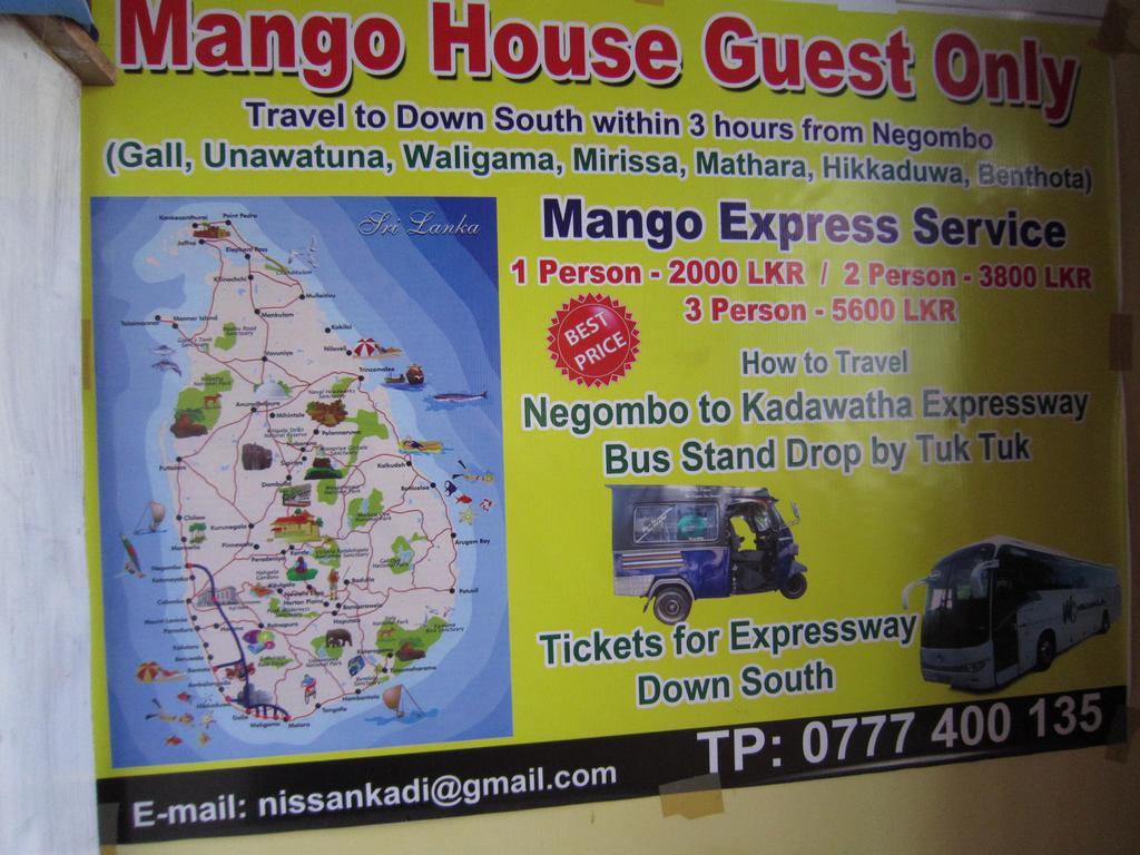 Yoho Mango House Hotel Negombo Exterior photo